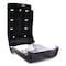 San Jamar Ultrafold Multifold/C-Fold Towel Dispenser, Oceans, 11.75 x 6.25 x 18, Transparent Black Pearl T1790TBK - alternate 6